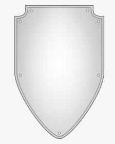 Shield - Silver Transparent Shield Png, Png Download, Free Download