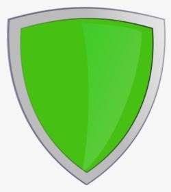 Clipart Shield Cartoon - Green Shield Icon Png, Transparent Png, Free Download