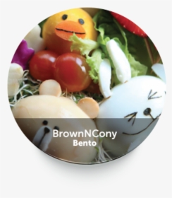 Roundbuttonfunbento-03 - Egg, HD Png Download, Free Download