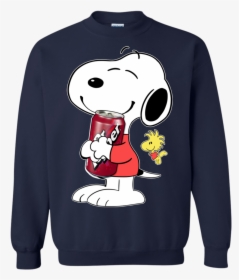 Cute Snoopy Hug Mountain Dew Can Funny Drinking Shirt - Sometimes I Just Need A Hug, HD Png Download, Free Download