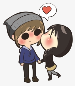 Couple, Heart, And Png Image - Chibi Png Love, Transparent Png, Free Download