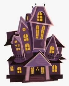 Halloween Haunted House Clipart, HD Png Download, Free Download