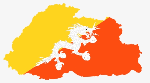 Country Clipart Geography - Real National Bhutan Flag, HD Png Download, Free Download