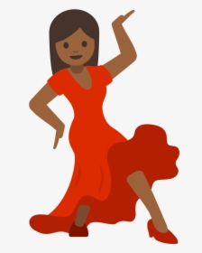 Emoji Girl Png - Dance Emoji Png, Transparent Png, Free Download