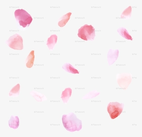 Falling Pink Petals Png - Watercolor Rose Petal Png, Transparent Png, Free Download