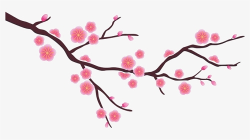 Simple Cherry Blossom Drawing, HD Png Download, Free Download