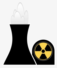 This Free Icons Png Design Of Nuclear Plant Black - Transparent Nuclear Power Plant, Png Download, Free Download