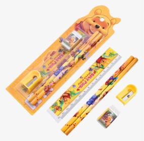 4 In 1 Kids Stationery Items Sharpener With Eraser - Winnie The Pooh (life Size Stand Up), HD Png Download, Free Download