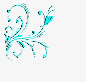 Turquoise Butterfly Transparent Background, HD Png Download, Free Download