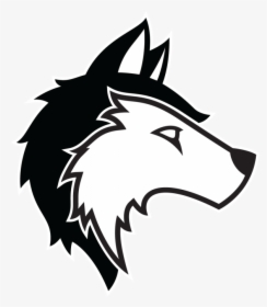 Siberian Husky Gray Wolf Logo Clip Art - Wolf Logo Transparent Background, HD Png Download, Free Download