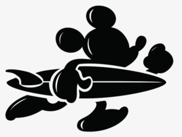 Mickey Mouse Silhouette Clip Art - Silhouette Mickey, HD Png Download, Free Download