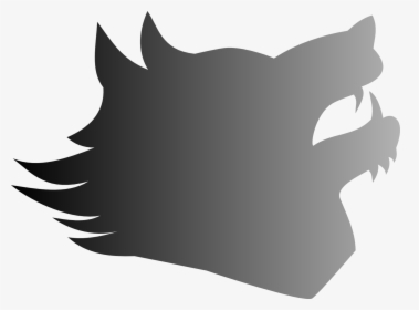 Transparent Wolf Teeth Png - Clipart Wolf Head Silhouette, Png Download, Free Download