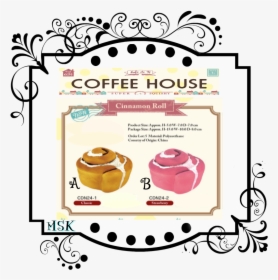 Coffee House Cinnamon Roll Squishy - Puni Maru Melon Bun Squishy, HD Png Download, Free Download