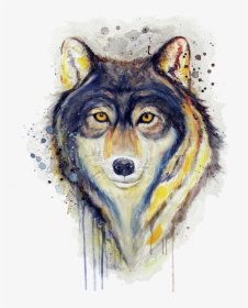 Wolf Illustration Art, HD Png Download, Free Download