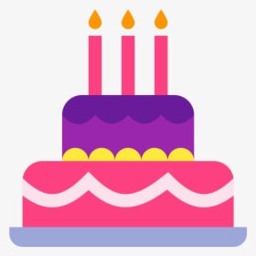 Birthday Cake Computer Icons Cinnamon Roll Food - Birthday Cake Vector Icon, HD Png Download, Free Download