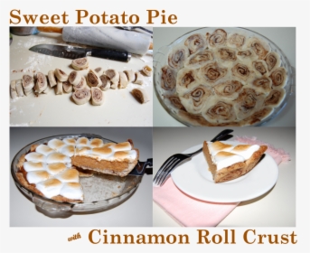 Sweet Potato Pie Cinnamon Roll Crust - Craft, HD Png Download, Free Download