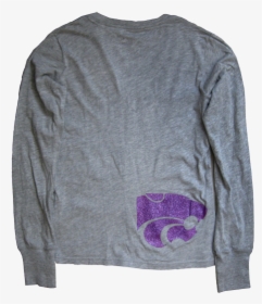 K State Wildcats Retro Line Glitter V Neck Long Sleeve - Sweater, HD Png Download, Free Download