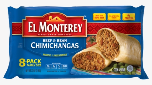 El Monterey Beef And Bean Burrito, HD Png Download, Free Download