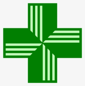 Pills - Pharmacy Logo Green Cross, HD Png Download, Free Download