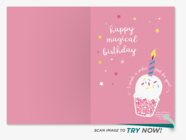 Cupcakes & Unicorn Birthday Card - Gelato, HD Png Download, Free Download