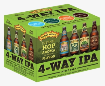 Sierra Nevada 4 Way Ipa Variety Pack - Sierra Nevada Beer Mix Pack, HD Png Download, Free Download