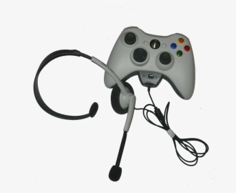 Xbox 360 Controller And Headset, HD Png Download, Free Download