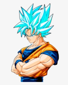 Goku Super Saiyan God Ssj - Pixel Art Sangoku Super Saiyan Blue, HD Png Download, Free Download