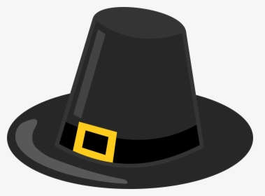 Thanksgiving Pilgrim"s Hat Clip Art - Pilgrim Hat Clip Art, HD Png Download, Free Download