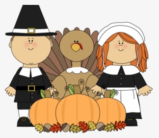 Free Pilgrim Clipart - Thanksgiving Pilgrims Clip Art, HD Png Download, Free Download
