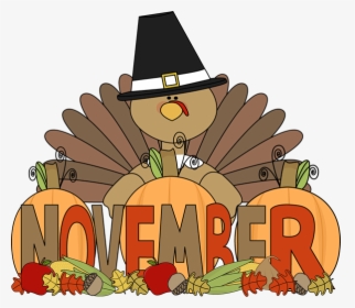 November Clipart Thanksgiving - November Clipart, HD Png Download, Free Download