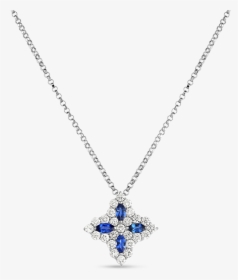 Roberto Coin Princess Flower Diamond And Gemstone Pendant, HD Png Download, Free Download