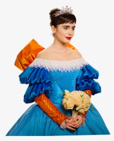 Snow White Blue Wedding Dress, HD Png Download, Free Download