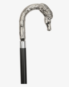 Elegant Nickel Plated Horse Tourist Style Walking Cane- - Torch, HD Png Download, Free Download