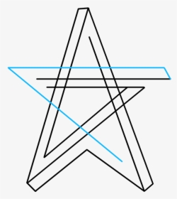 How To Draw An Impossible Star - Impossible Star, HD Png Download, Free Download