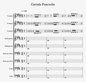 Transparent Garuda Pancasila Png - One Day More Trumpet Music, Png Download, Free Download