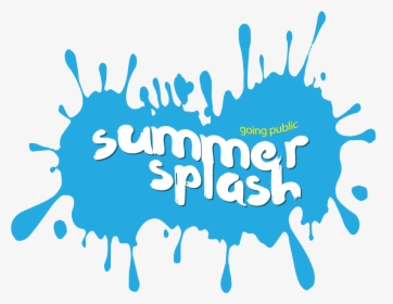Blue Water Clipart Summer - Summer Splash Logo Transparent, HD Png Download, Free Download