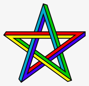 File - Penrose Pentagram - Svg - Morocco Flag Star Png, Transparent Png, Free Download