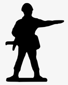 Toy Soldier Silhouette Clip Art - Toy Soldiers Silhouette, HD Png Download, Free Download