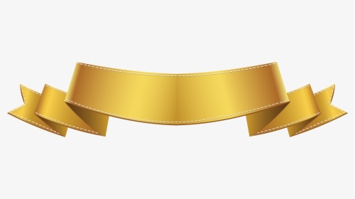 Gold Banner Clip Art, HD Png Download, Free Download