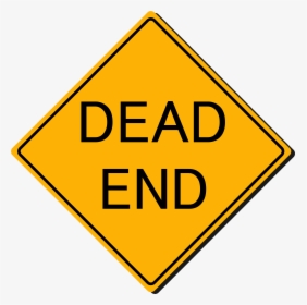 Dead End Sign Png Clipart - Dead End Sign Cartoon, Transparent Png, Free Download