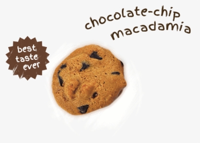 Choc-chip Macadamia Cookies, With Will Surely Impress - Chocolate Chip Cookie, HD Png Download, Free Download