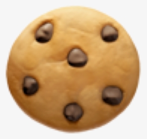 #kookie #cookie #cute #sweet #emoji #emojiiphone #brown - Chocolate Chip Cookie, HD Png Download, Free Download
