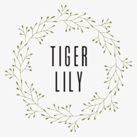 Tiger Lily Botanics Logo - Floral Design, HD Png Download, Free Download