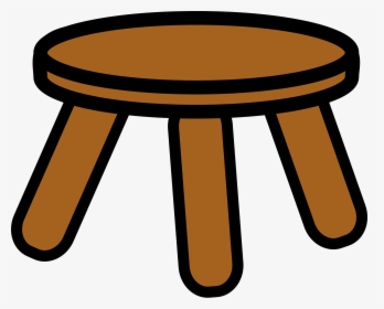 Outdoor Furniture,artwork,stool - Stool Clipart, HD Png Download, Free Download