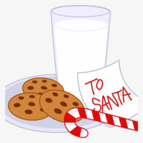 Transparent Cute Cookie Png - Christmas Cookies And Milk Drawing, Png Download, Free Download