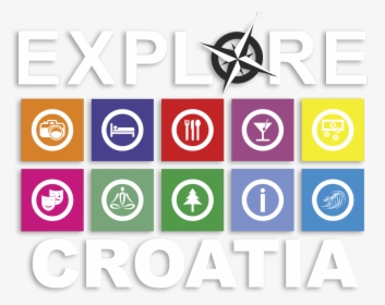 Explore Croatia - Circle, HD Png Download, Free Download