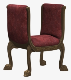 Bank, Stool, Chair, Wood, Upholstery, Upholstered - Upholstery, HD Png Download, Free Download