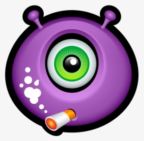 Cigarette Clipart Emoji - Monster Face Png, Transparent Png, Free Download