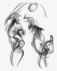 Light Drawing Smoking - Smoking Effects Black And White, HD Png Download, Free Download