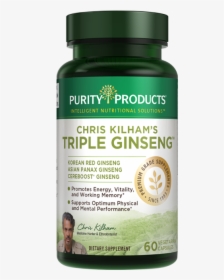Chris Kilham"s Triple Ginseng - Purity Products, HD Png Download, Free Download
